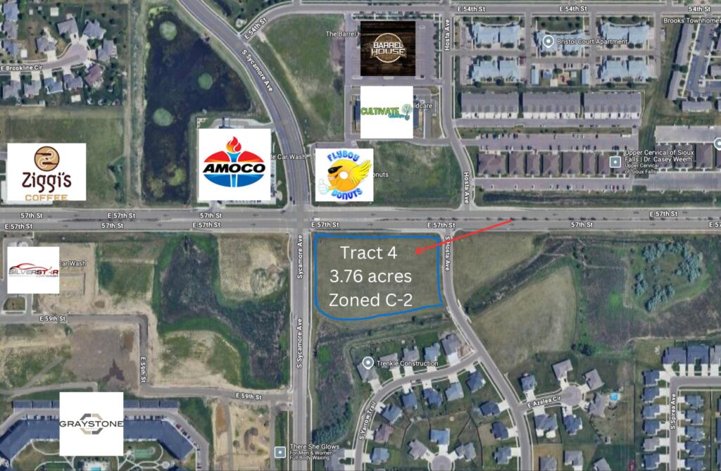 57th & Sycamore Briarwood Estates Tract 4 Zoned C-2 3.76 Acres