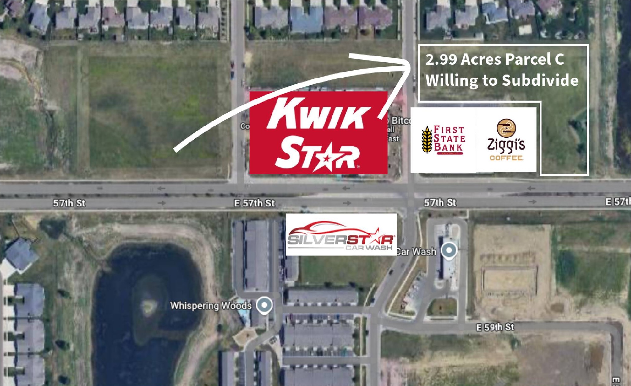 57th & Sycamore Summer Hill South Parcel C Zoned C-2 2.99 Acres