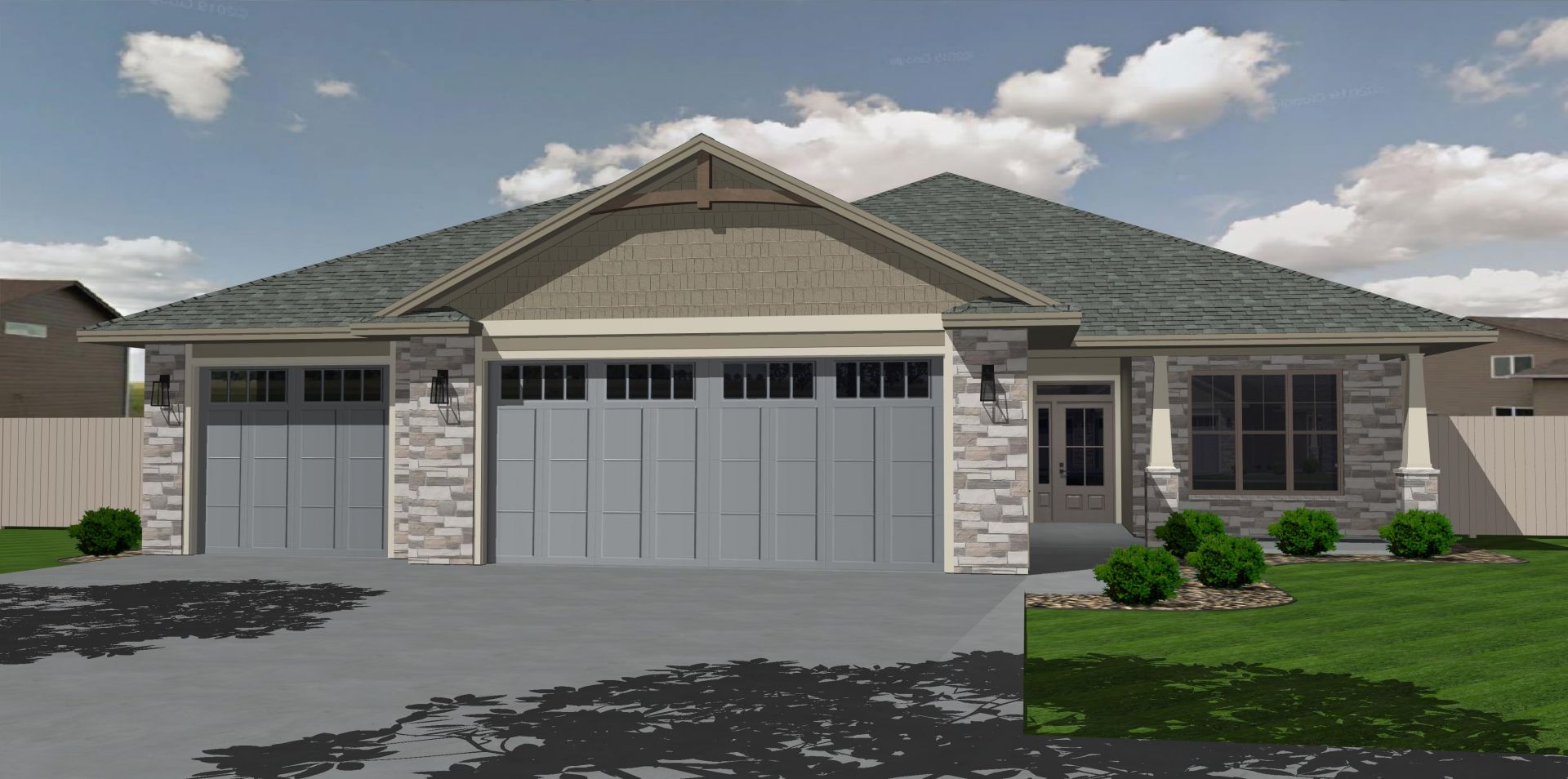 3 Bed & 2 Bath Ranch 1638 Sq Ft 3 Stall Garage